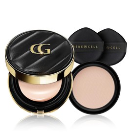 [RENECELL] Calming Glow Cushion Set #21 Light Beige (15g + Refill 15g + Cushion Puffs 2pcs) SPF50+ / PA++++, Glass Skin with Dewy Finish (#21 Light Beige, 15g+15g)