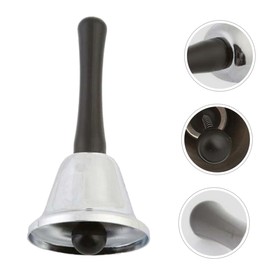 LABRIMP Vintage Metal Hand Bell Restaurant Door Bell Christmas Ornament Office Decor for Home