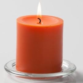 Richland® 3" X 3" Hand Poured Orange Pillar Candle Set of 24