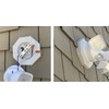 iMBAPrice IMBA-8141 White Vertical Siding Lamp Mounting Kit with Built-in