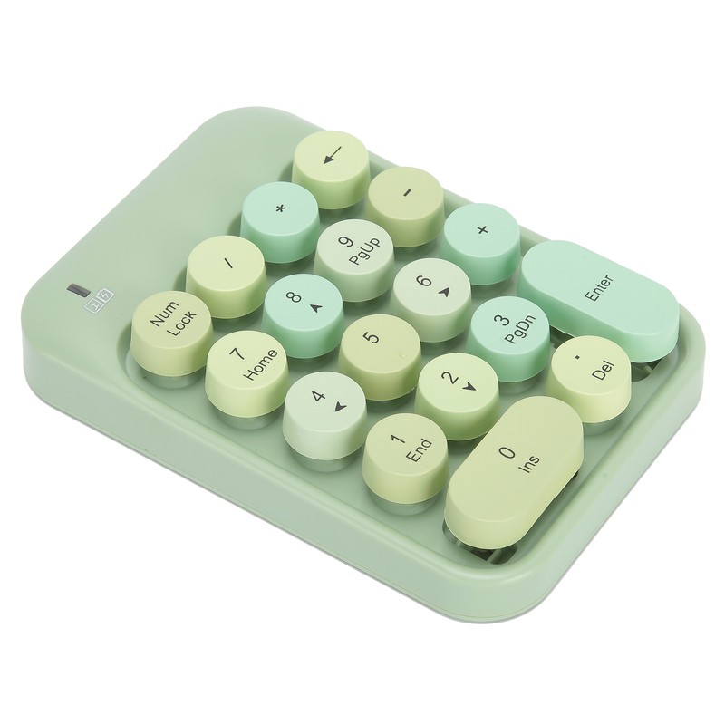 AJAZZ Wireless Numeric Keyboard Chocolate Keycap for Game Direction Switching
