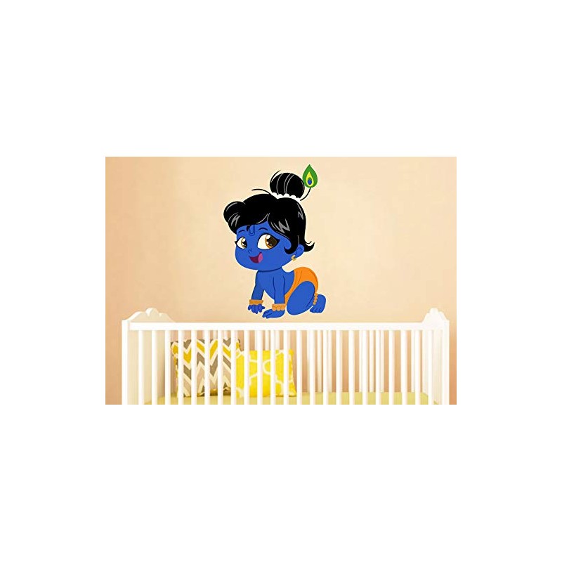 Wallstick Little Krishna Wallsticker (Vinyl 60 cm x 40 cm)