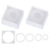PATIKIL 6 Pcs Coin Snap Holder Silver Dollar Coin Holder