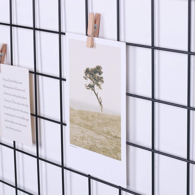 Kaforise Wire Wall Grid Panel, Multifunction Painted Photo Hanging Display