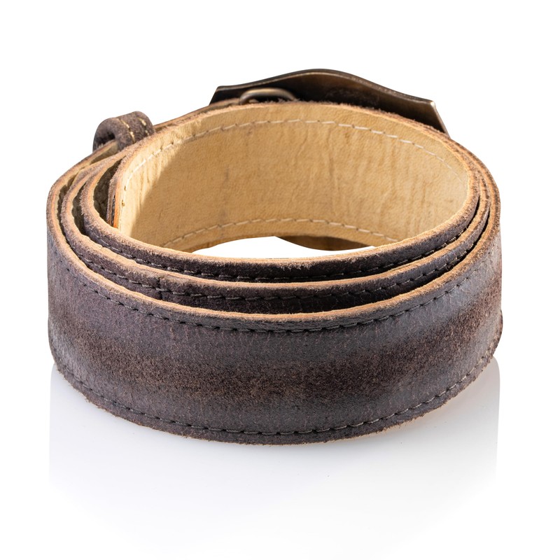 Schöneberger Trachten Couture Loris Men's Traditional Leather Belt with Deer
