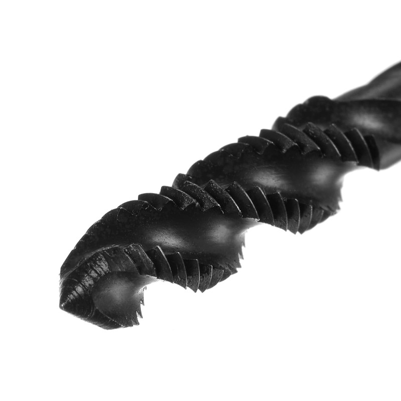 sourcing map 8pcs Metric Spiral Flute Thread Taps, M5 x