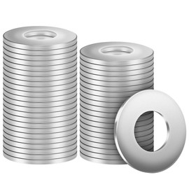 BOUMVID Washers Stainless Steel M4 x 12 mm Pack of 100 Washers 304 A2 V2A, Body Washers Large DIN9021 / ISO7093, Metal Washers for Threaded Rod & Nuts & Screws