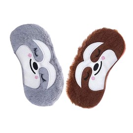 Gatuida 2pcs Soft Breathable Blackout Sleeping Mask for Cute Animal Design for Nap and Travel Comfortable Eye Cover for Boys