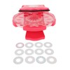 Hair Jewels Stamper Colorful with 12 Sheets Rhinestones Easily Stamp