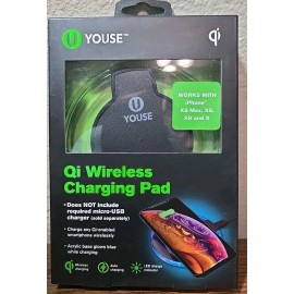 U YOUSE Youse Qu Wireless Charging Pad Black