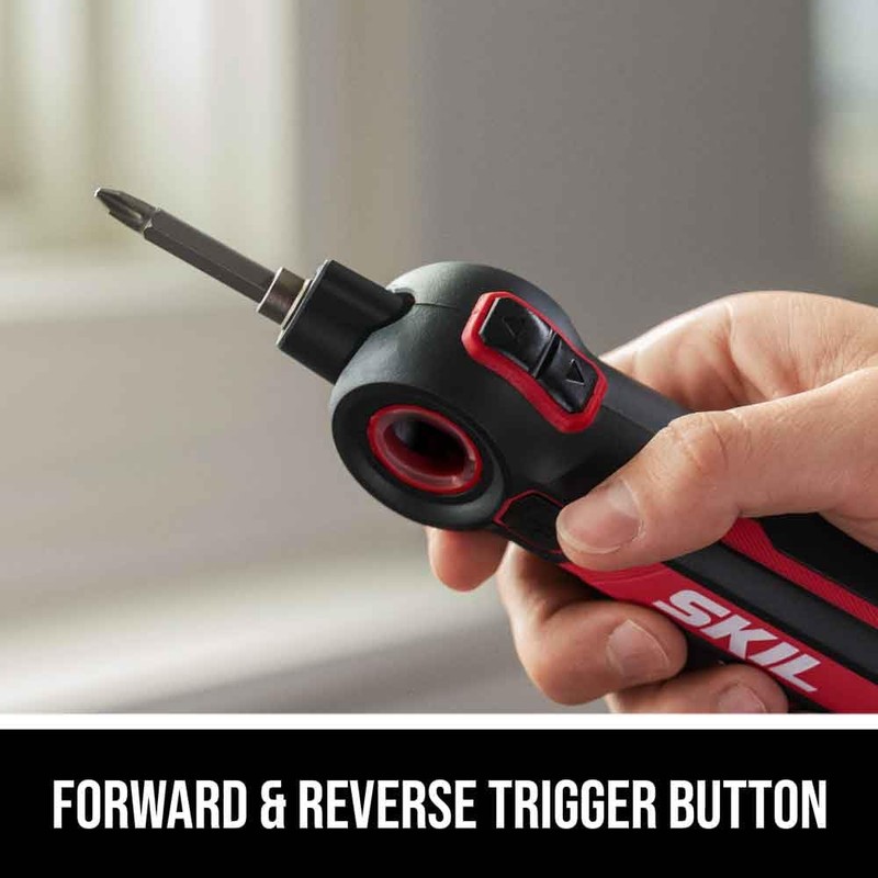 SKIL Twist 2.0 Rechargeable 4V Screwdriver with Pivoting Head, Torque