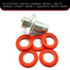 Ferianl M14*1.5 Oil Drain Plug with 5PCS Oil Drain Plug
