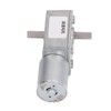 Worm Gear Motor 12mm Double Shaft Self Locking Reversible High
