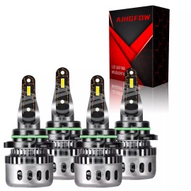 AJHGFOW For Chevy Silverado 1500 2500HD 1999-2006 LED Headlight Super Bright White Bulbs