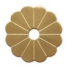Tiazza 10Pcs Brass Backplate Washers Classical Furniture Decoration Gasket Hardware