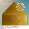 COLOURS-4-YOU Envelopes, DIN C6, Gold, 11.4 x 16.2 cm, 110