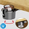 FUGEST 360 Degree Rotating Drink Holder Desk Drink Holder Desk