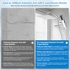 Hibbent All Metal CUPC Certified 10'' Rain Shower Head, Dual