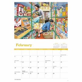 Carousel Worldwide, Golden Days Trevor Mitchell 2026 A4 Wall Calendar