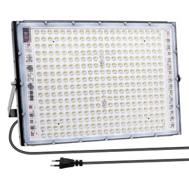 BOSITE LED Spotlight 300 W, Super Bright LED Spotlight Outdoor, 6500 K Cool White LED Floodlight, IP65 Waterproof Outdoor Spotlight for Garden, Sports Field, Garage, Yard