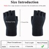 Beurlike Fingerless Gloves Half Finger Gloves for Men and Women