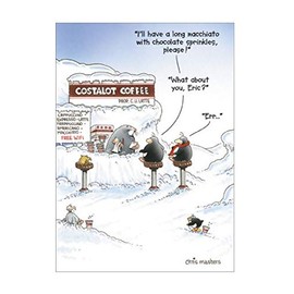 Greeting Card (PH3117) Humour Birthday - Free Wiffy - Eric the Penguin