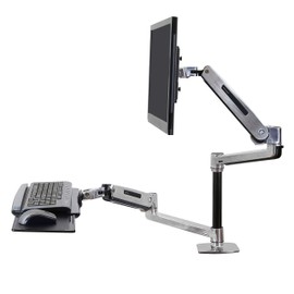 Ergotron 45-405-026 WorkFit-LX - Soporte de ordenador y teclado para escritorio                                                                       