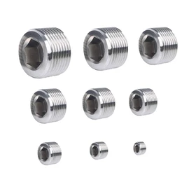 Yoebor Metric Stainless Steel 304 Hex Socket Countersunk Pipe Plug Kit 18pc
