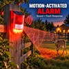 Solar Motion Sensor Alarm for Outdoor Security – 129dB Siren