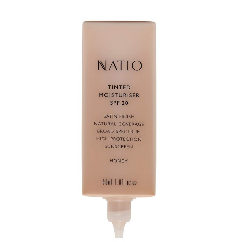 Natio SPF20 Tinted Moisturiser, Honey, 50ml
