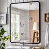 OBESTIK 18x24 Black Rectangle Bathroom Mirrors for Over Sink, Bathroom