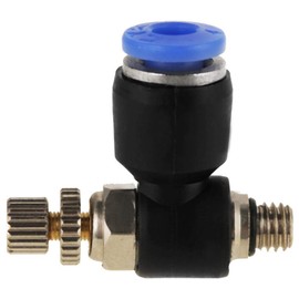 Air Flow Speed Control Valve OD 4 mm M5 Pneumatic Connector Quick Connectors Pack of 20