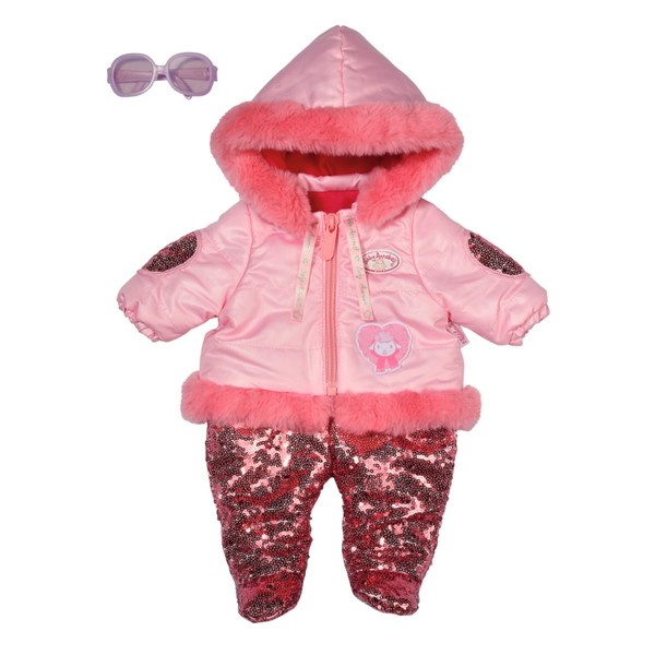Baby Annabell Deluxe Wintertime Set 43cm - Trendy & Warm Outfit - Easy for Small Hands, Creative Play Promotes Empathy & Social Skills, For Toddlers 3 Years & Up - Includes Bottoms, Jacket & More