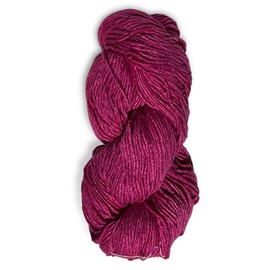 Regal Mulberry Silk Yarn - Worsted Weight - Single Ply Yarn - Solid Colors (Sunny Pink)