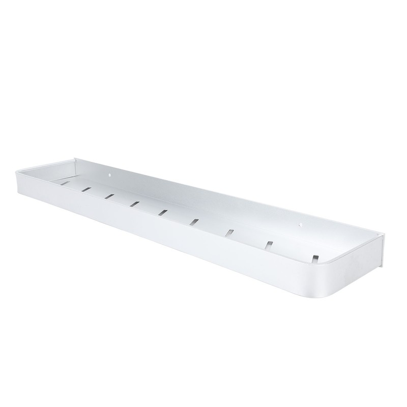 Bathroom Space Aluminum Shelf Bathroom Wall Mounted Drill Free Shelf