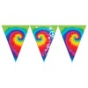 Creative Converting Tie Dye Fun Party Flag Banner