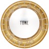 SCUD Hat Knob, Metal Top, Tone, Inch Size Gold/Silver Cap