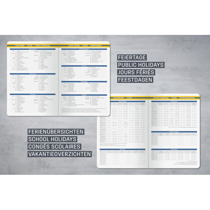 Sigel L2606 Weekly Planner 2026 A5 Vertical Week to View