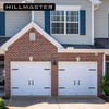 HILLMASTER Garage Door Magnetic Decorative Hardware, 6 Pieces Rectangle Garage