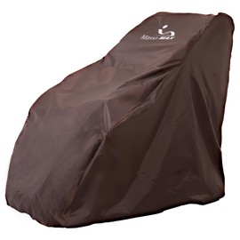 MassaMAX Massage Chair Protector with Secure Zipper, Durable & Pet-Friendly Design, Easy-Clean Brown Cover