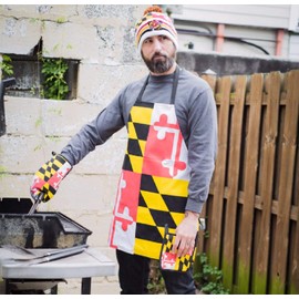 Maryland Flag Cooking Kitchen Apron