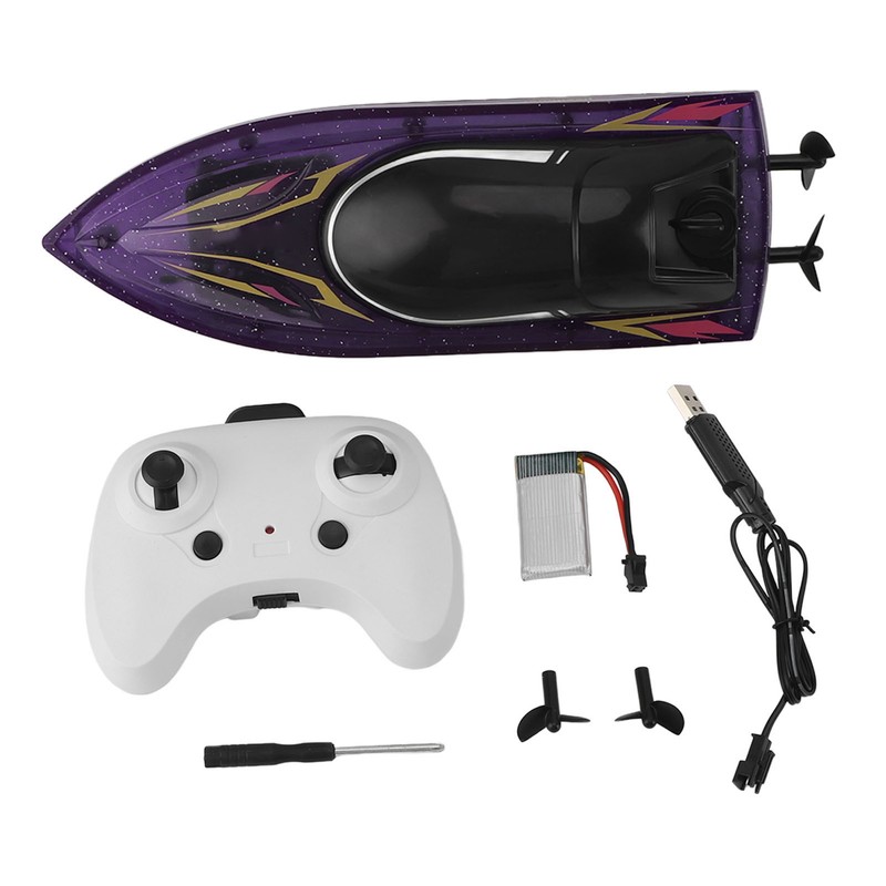RC Boat 2.4G RC Boats Pool Toys 2 Propellers Fast