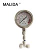 Malida Stainless Water Pressure Test Gauge, Water Pressure Detector for