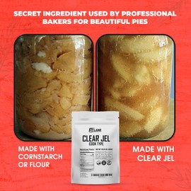 Clear Jel Cook Type Powder for Canning, Cooking and Pie Filling. 300 Gram Value Size Bag.