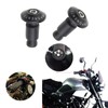 1 Pair Motorcycle Handlebar End Covers 22mm with Bolts Expander