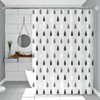 Shower Liners,Water-Drop Pattern Bath Liner for Shower | Textured Washable