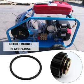 The Lord of the Tools 100pcs Nitrile Rubber O-Rings 25mm ID x 29mm OD x 2mm Dia Black Nitrile Rubber Sealing Gasket for Faucet Plumbing Automotive Repair