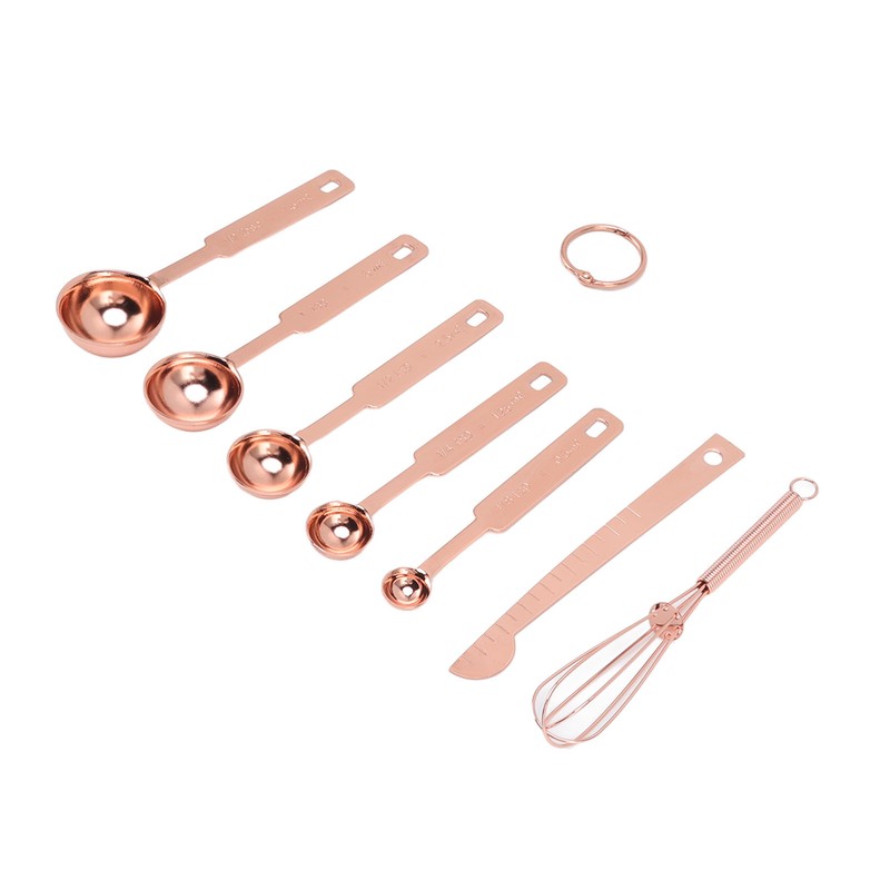 Measuring Spoons 7 in 1 Stainless Steel Stackable Design Multifunction
