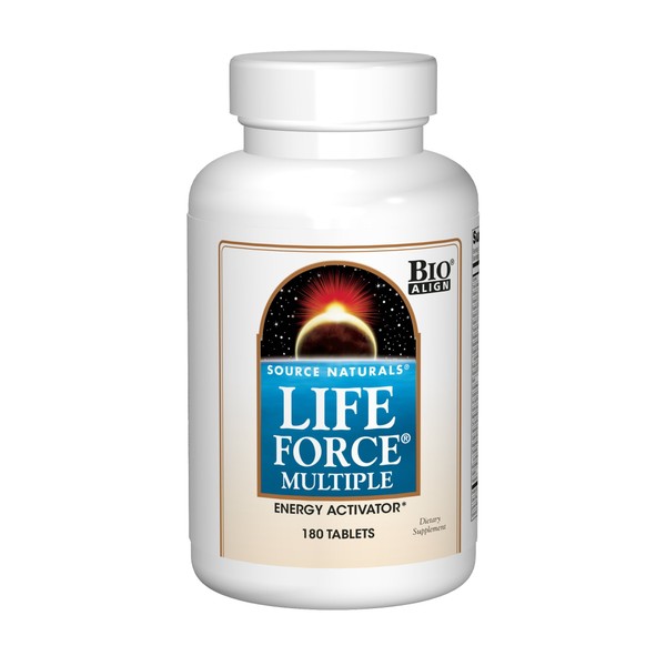 Source Naturals Life Force Multiple, Energy Activator - 180 Tablets