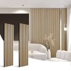 Wood Slat Wall Panel-2 Pcs Soundproof Wood Panels for Wall